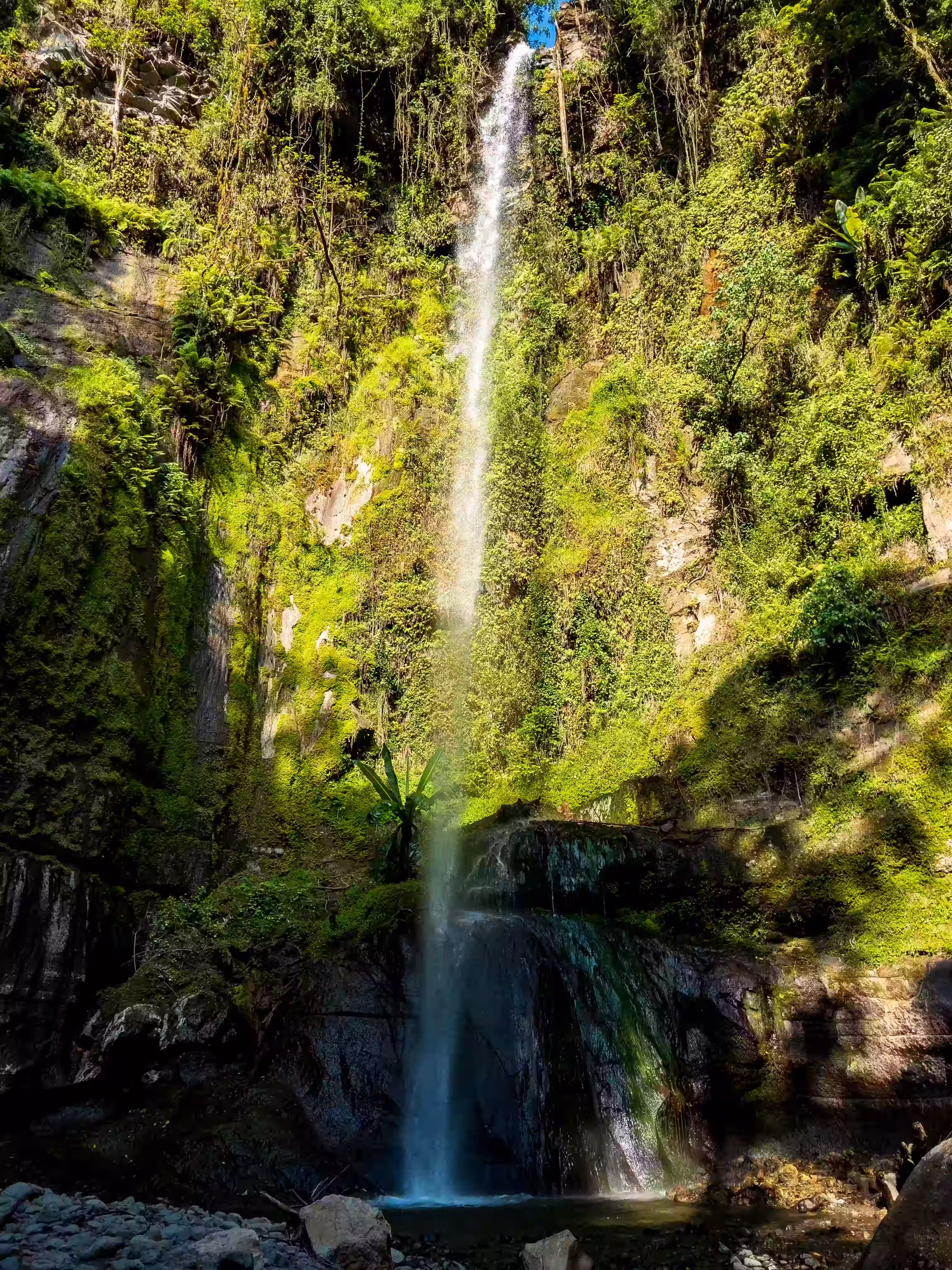 The Napuru waterfalls on Mount Meru, Arusha