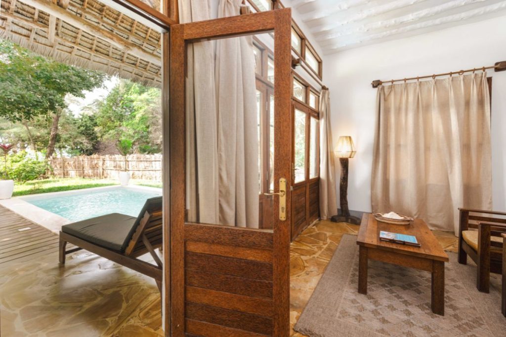 Pongwe Beach Hotel: Sea View Suite